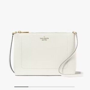 🌸LABOR DAY ONLY SALE🎉 KATE SPADE LEILA MED CROSSBODY - Meringue 🌸 Free Ship